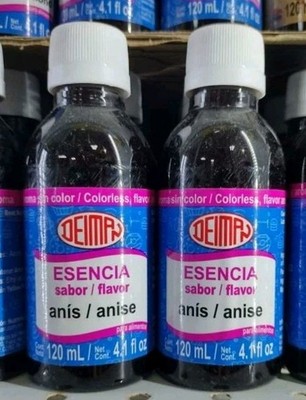 2X DEIMAN ANISE ( ANIS ) CONCENTRADO ESENCIA Y SABOR - 2 DE 4.1oz (120ml) EACH 