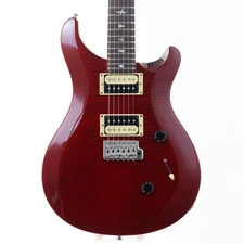 PRS SE Custom 24 Beveled Top Scarlet Red Used 2015 Rosewood FB w/Soft Case