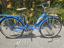 Schwinn Tornado Deluxe girls bike, 26", late 50s, used