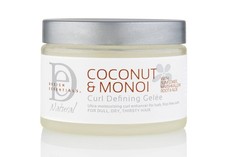 Natural Coconut & Monoi Curl Defining Gelée with Sunflower Oil, Lightweight F...