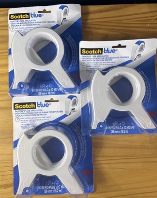3 Scotch Blue Painters Tape With Applicator 1.41 in x 20 yd X 3 Packs ~ New
