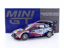 MINI GT 1/64 - HYUNDAI I20 N RALLY1 HYBRID - WINNER MONTE CARLO 2024 MGT00871-L
