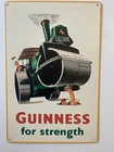 Guinness Beer Metal Sign - Guinness For Strength Retro Vintage Irish Stout
