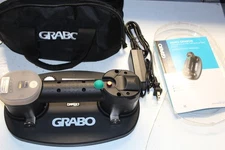 GRABO Cordless Powered Vacuum Suction Cup Lifter with Battery 375-lb Load