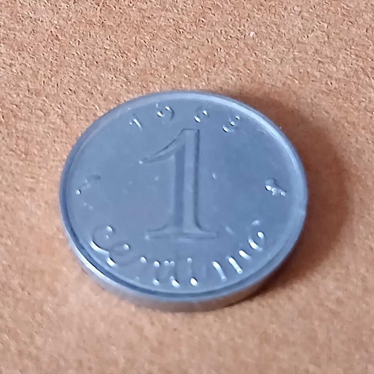 1 centime Epi 1967 Rebord Sup, France pièce de monnaie