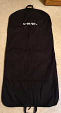 CHANEL Black Expanding Garment Cover Travel Bag 51  x23.5  x 3" - Authentic 