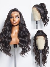 22'' Loose Body Wave 360 Lace Frontal Wigs Human Hair Lace Glueless Human Hair