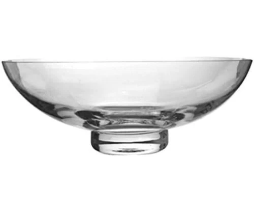Hosley Clear Glass Bowl 11.8 Inch Diameter - Ideal Gift for Wedding - Picture 1 of 8