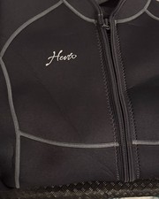 Hevto Men 3/2mm Neoprene Wet Suit Back Front Zip for Surfing Swimming Size XLS