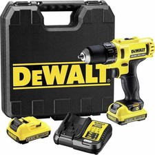 DEWALT DCD710D2-QW TRAPANO AVVITATORE 2 BATTERIE 12V 2.0AH 2 VELOCITÀ VALIGETTA