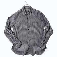 MARGARET HOWELL MHL. Cotton Gingham Check Shirt Size M Made In Japan