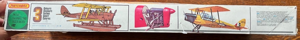 1/32 Matchbox DH-82A/C Tiger Moth VINTAGE Royal Air Force Biplane Kit - Image 2 of 3