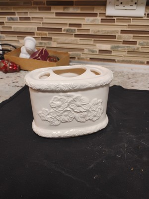 Ceramic Holder/ Organizer, Vintage Multi Purpose, Unbranded Made In China,