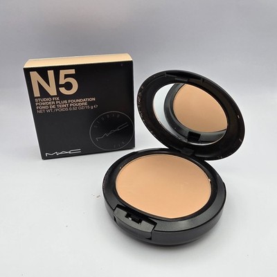 MAC STUDIO STUDIO FIX POWDER PLUS FOUNDATION FULL SIZE COLOR:  N5 - NEW NIB