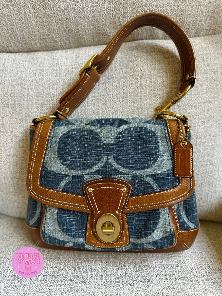 Coach Legacy Shoulder Bag Blue Bags & Handbags for Women for sale