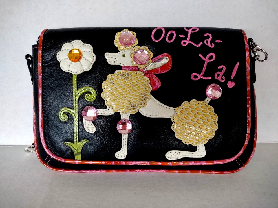 Bandolera Brighton Sm rara con caniche con joyas Foto 4 de 4