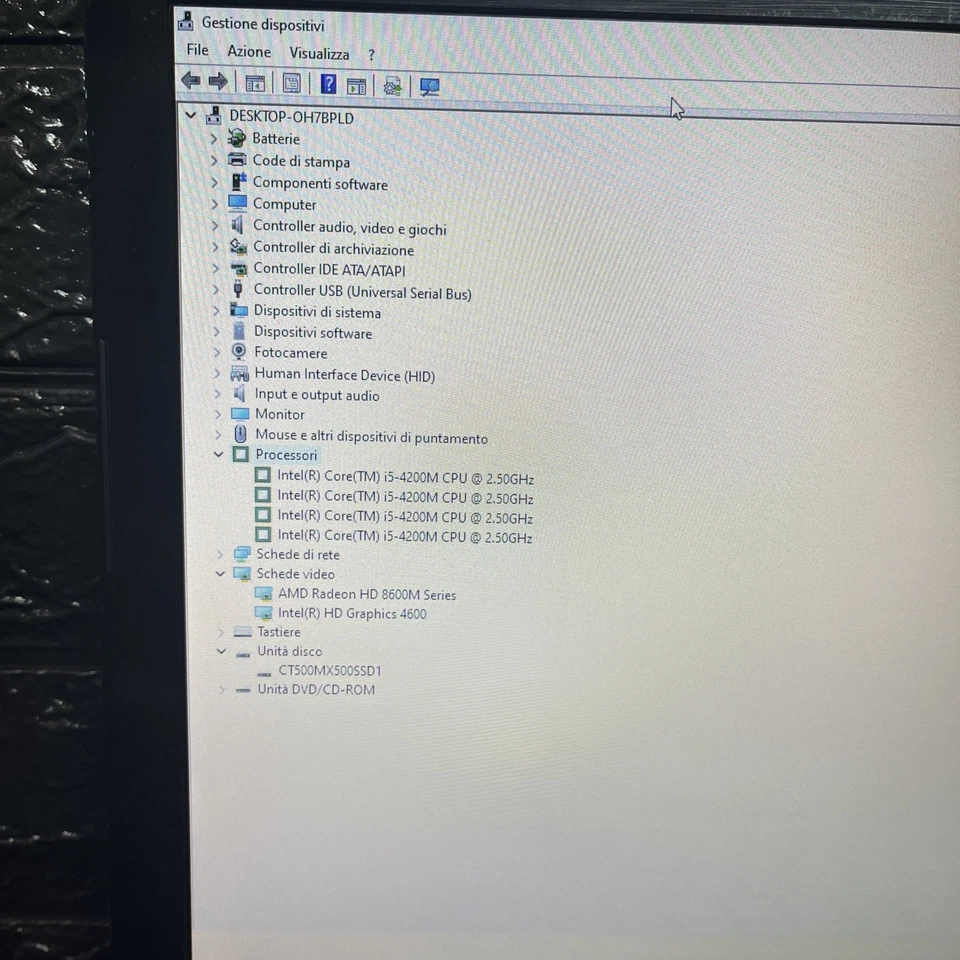 Notebook Hp 250 G3 17p(Intel Core I5 12gb Ram Ssd 500gb,radeon) Winows 11 Home - Immagine 4 di 4