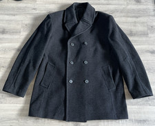 Designerski płaszcz męski wełniany i kaszmirowy Bruce & Borough rozmiar 44