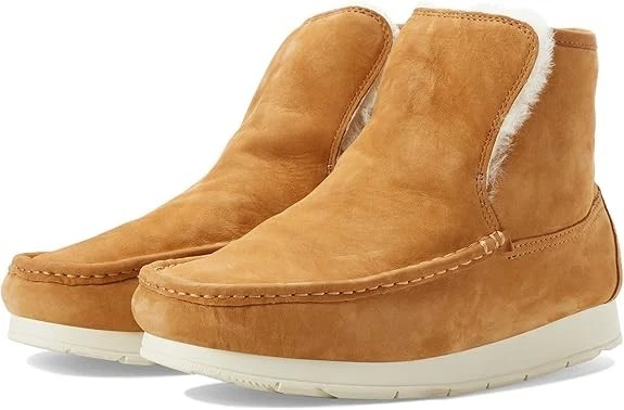 Sperry Moc-Sider STS24647 Winter Boots Men's US 11.5 Brown Leather Ankle JOBB642