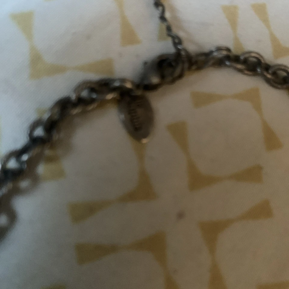 Lia Sophia Y 项链 "摩洛哥" 粉色老虎眼,黄水晶,哑光银色 18" — 第 4/4 张图片