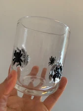 NEW Anthropologie DUPE Icon Spider Halloween Juice Glass 17.25 OZ