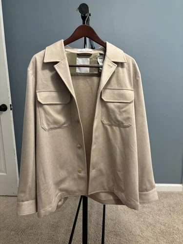 NWT Todd Snyder 100% Italian Cashmere Two-Pocket Overshirt Shacket XL MSRP $1398 image 2