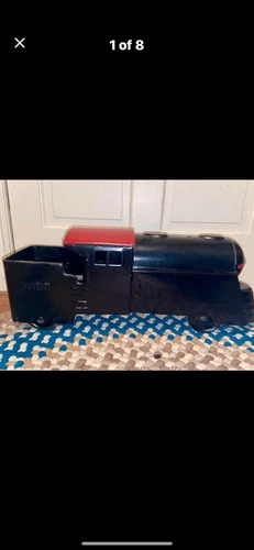 Vtg Antique Marx 3000 Ride On Train Engine Pressed Steel Locomotive 1930s