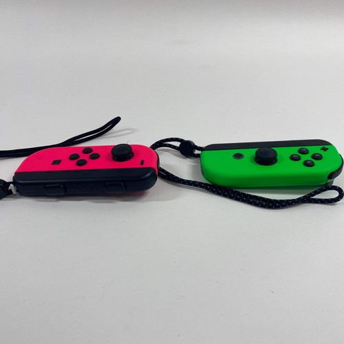 Paire de manettes Nintendo Switch Joy-Cons HAC-015/HAC-016 rose fluo/vert fluo - Photo 12/13