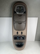 1997-2003 Ford Excursion Expedition Overhead Console Dome Light Beige Brown 1997-2003 Ford Excursion Expedition Overhead Console Dome Light Beige Brown