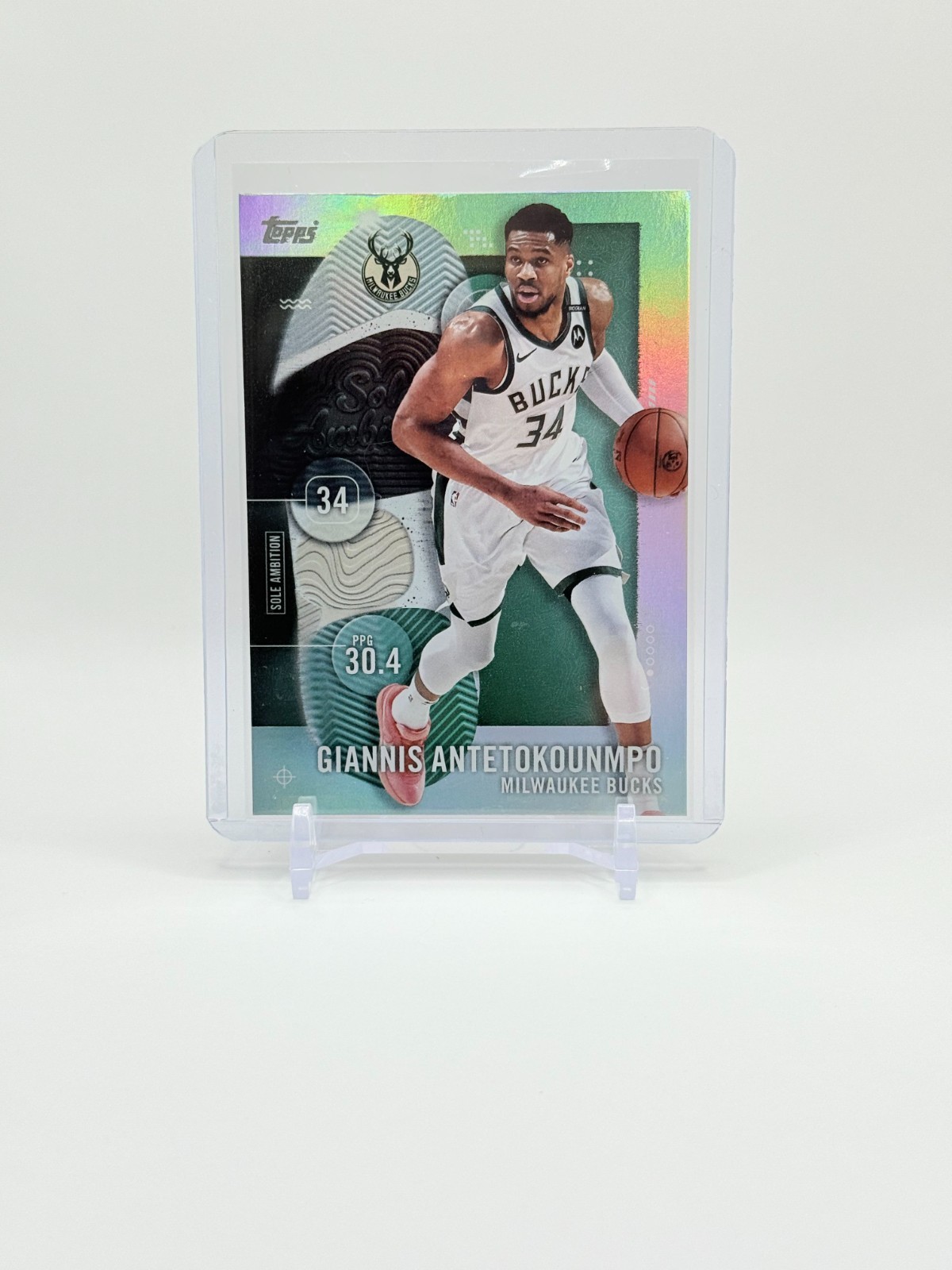 2025-26 Topps Giannis Antetokounmpo Sole Ambition #SA-5 Bucks SSP (1:15,375)