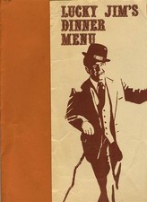 Lucky Jim Murphy's Pub Dinner Menu 1970's John L Sullivan Gentleman Jim Corbett