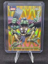 2026 Topps Chrome Marvel Throg Gold Raywave Refractor /50 #178