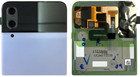 Original Außen-Display Samsung Galaxy Z Flip4 Blau SM-F721B