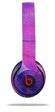 Skin Wrap for Beats Solo Wireless 2 3 4 Painting Purple Splash SKIN ONLY