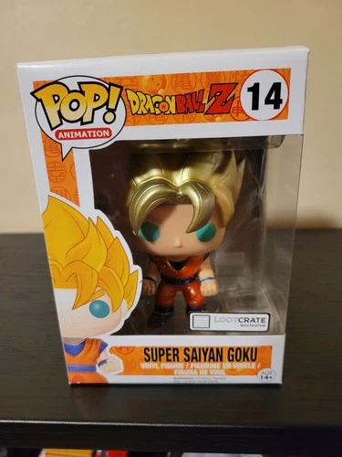 Dragon Ball Z Super Saiyan Metallic Goku #14 Loot Crate Exclusive Funko Pop!