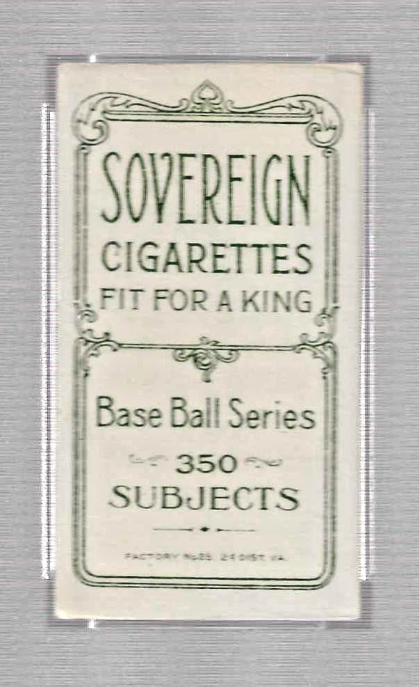 1909 T206 SOVEREIGN 350 TOBACCO BASEBALL CARD WILBUR GOODE PSA 4 NQ CLEVELAND view 5