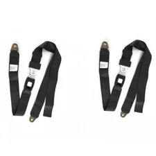 Jeep Cj Cj5 Cj7 Yj Wrangler 76 to 95 Rear Seat Lap Safety Belt 60" Pair Belt1X2 
