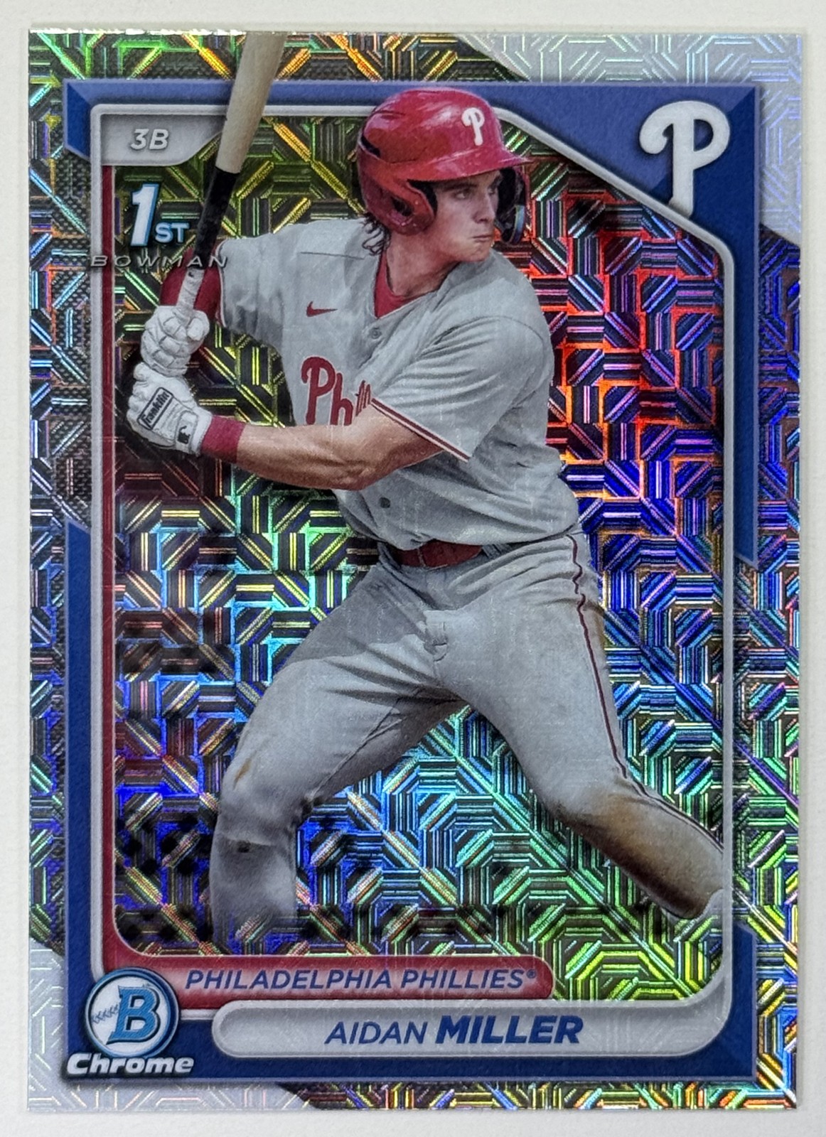 2024 Bowman - Aidan Miller #BCP-27 Bowman 1st Mojo Refractor