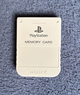 Sony PlayStation 1 Grey Memory Card Official SCPH 1020 Tested Working PS1 PSOne