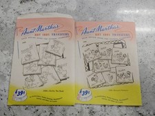 Aunt Martha's Hot Iron Transfers Lot of 2 Ducks  Chickens