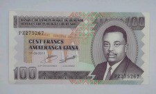 2011 Banque De La Republique Du Burundi - 100 Burundi Francs Banknote P-44b