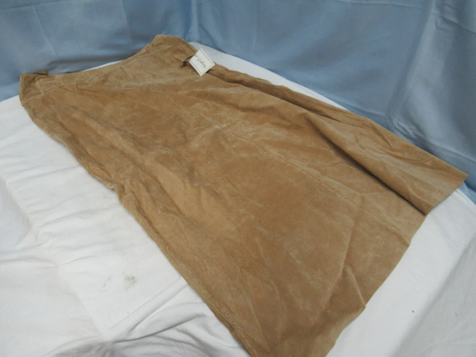 Margaret Godfrey Gamuza Cuero Falda Traje Chaqueta Tostada - Talla 14 Falda - Talla 16 (B5) Foto 2 de 4