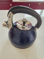 KitchenCraft Lovello 2.5L Textured Induction Stove-Top Whistling Kettle