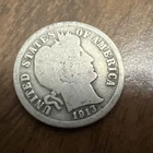 1913 Barber Liberty Head Dime 90% silver Actual coin Worth To Fill A Spot