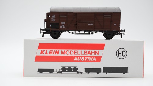 Klein Modellbahn H0 3001 Gedeckter Güterwagen mit Bremserhaus "Gds" ÖBB | Condition: Gebraucht