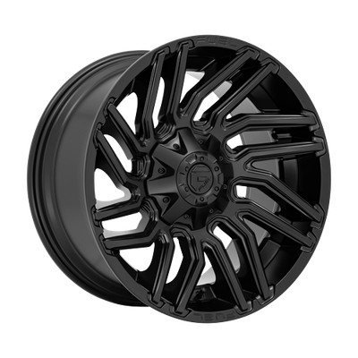 1 22 Inch Black Wheel Rim Fuel D775 Typhoon 22x12 Chevy GMC Dodge 2500 8 Lug