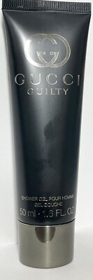 Gucci Guilty Pour Homme Shower Gel For Men Travel SZ 50ml / 1.6oz New!!