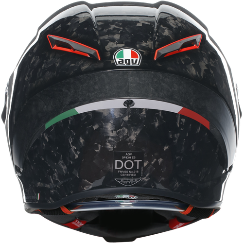 Casco de motocicleta AGV 2023 PISTA GP-RR ITALIA CARBONO FORJADO ECE 22.06 - Imagen 4 de 7