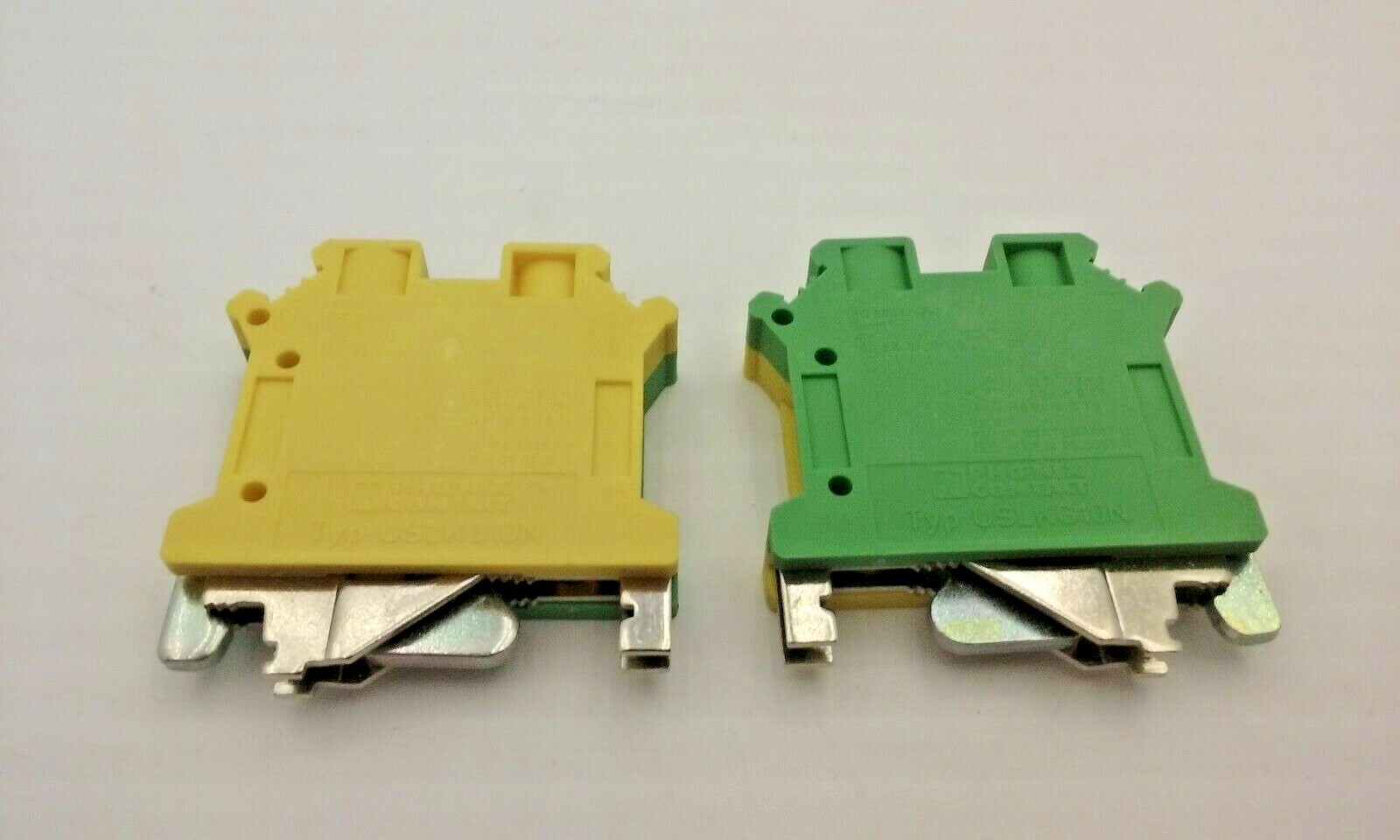PHOENIX CONTACT USLKG10N TERMINAL BLOCK GROUND 2 POSITION 10MM (LOT OF 2) NNB