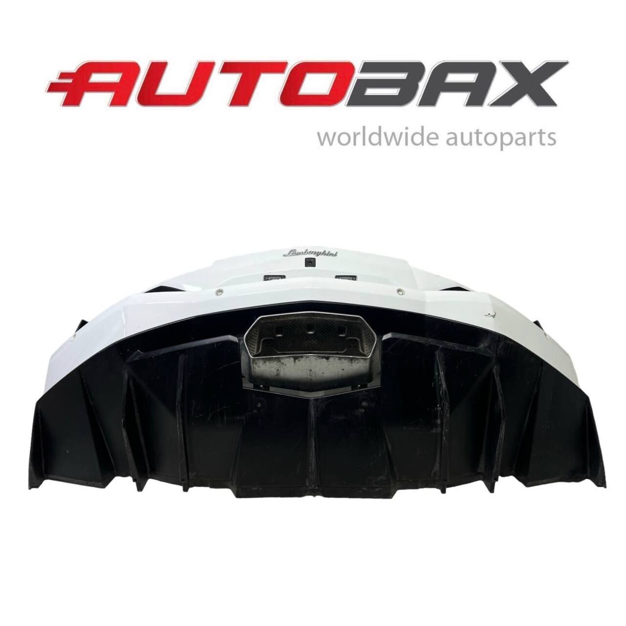 2012-2022 LAMBORGHINI AVENTADOR REAR BUMPER COVER ASSY W/ GRILLE VALANCE CAMERA